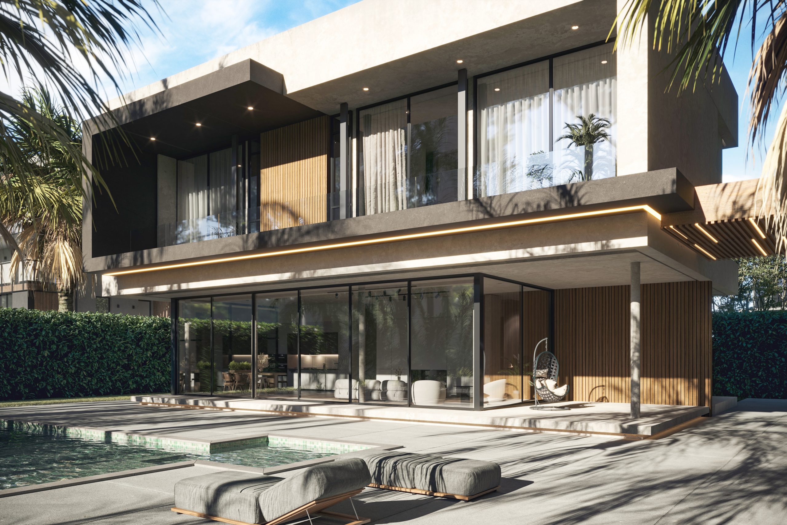 Cavacha Garden — interior hero render