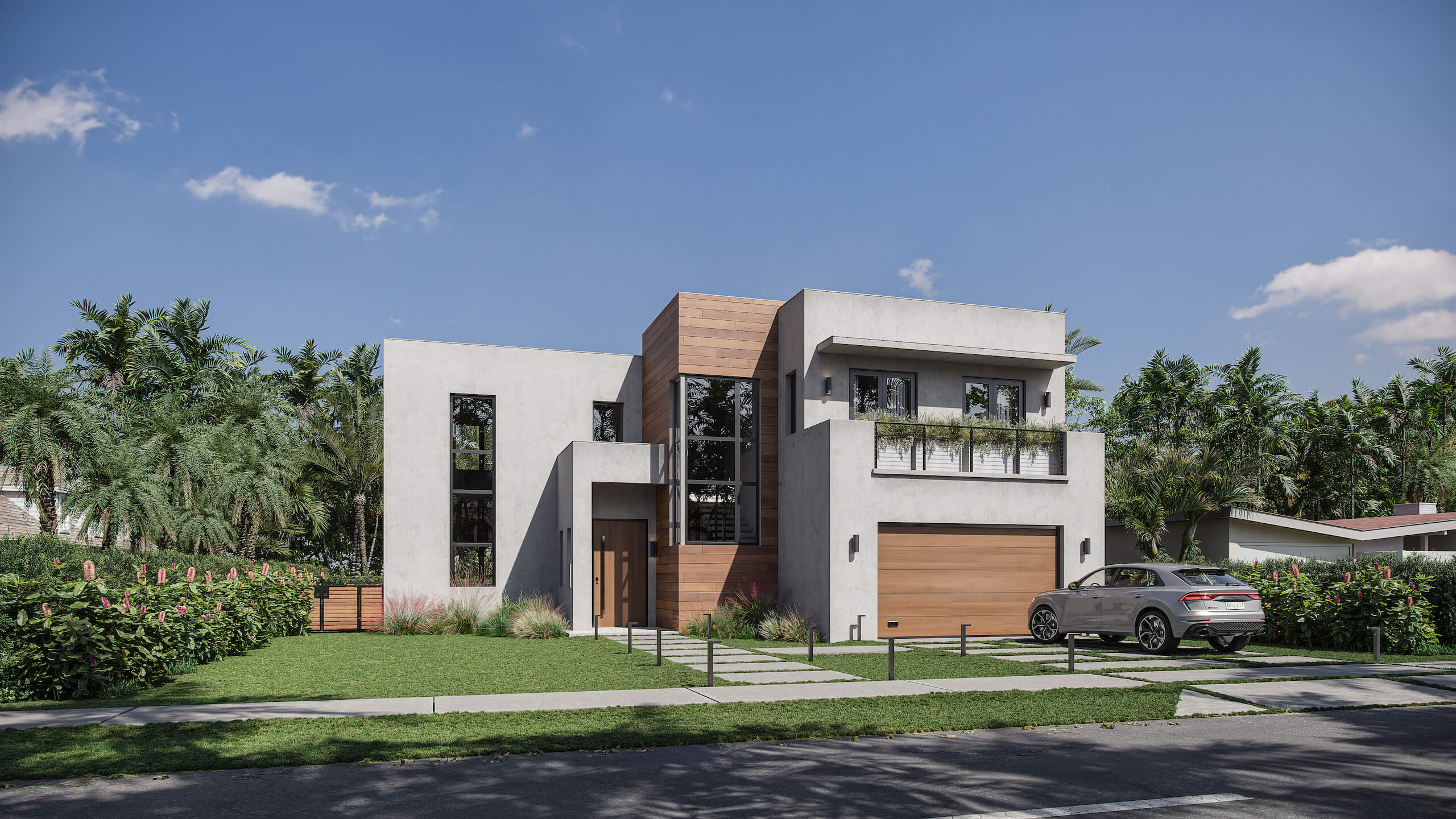 Castries Redevelopment, photoreal exterior render